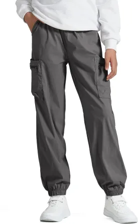 Boys Girls Cargo Pants Kids Water Resistant Hiking Pants Quick Dry Lightweight