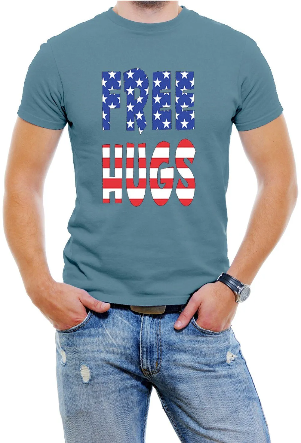 Free Hugs USA Men T-Shirt