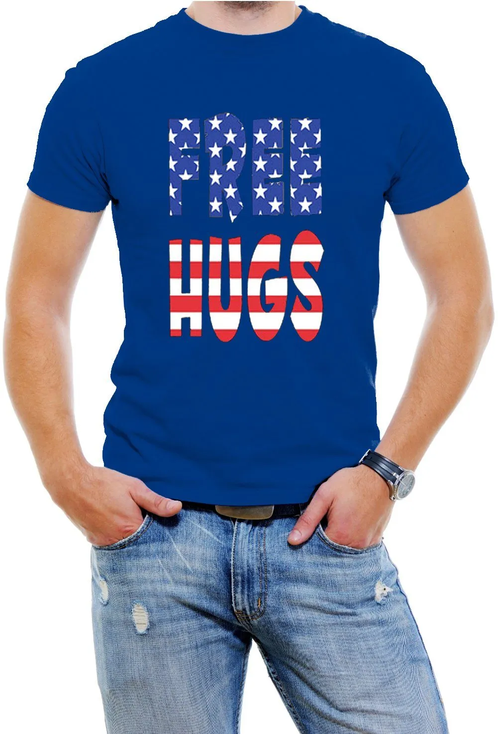 Free Hugs USA Men T-Shirt