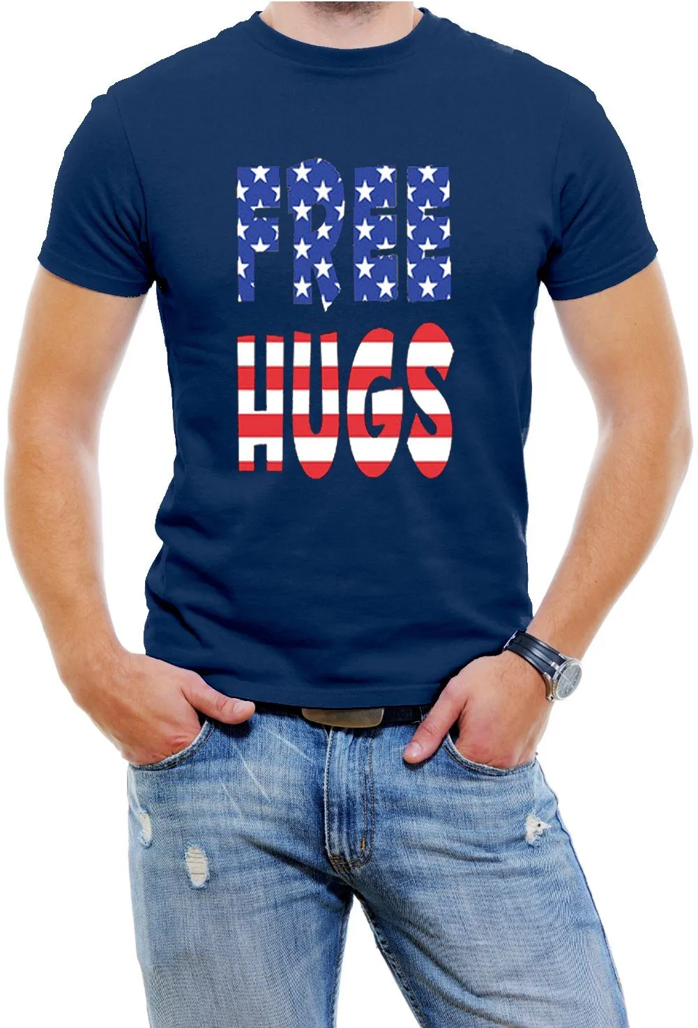 Free Hugs USA Men T-Shirt