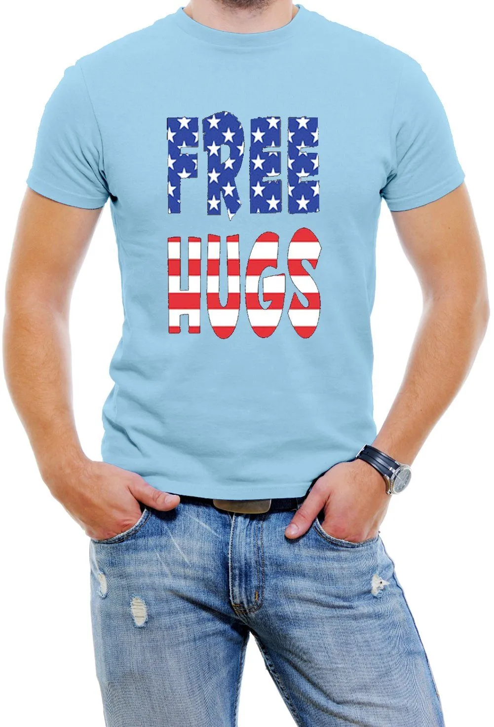 Free Hugs USA Men T-Shirt