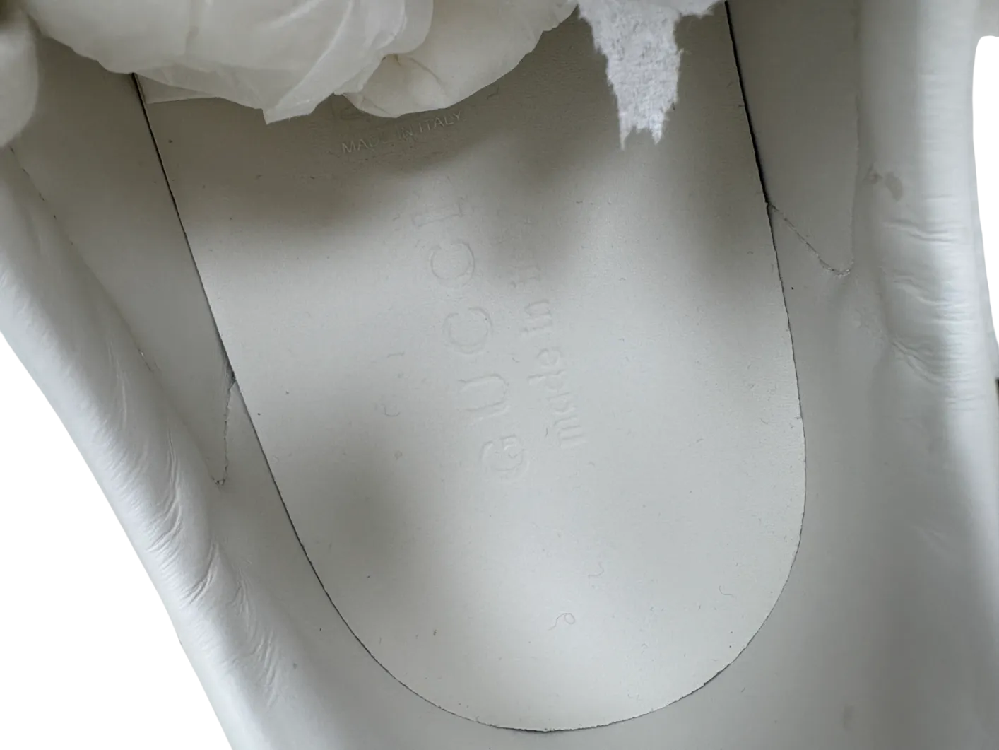 GUCCI White Ace Wolf Patch Trainers UK 8.5 EU 42.5 👞