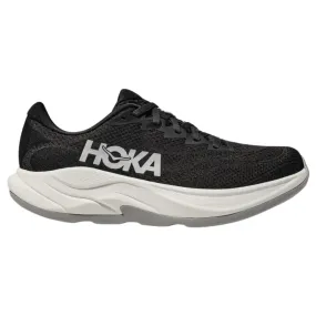 Mens Hoka Rincon 4 Running Shoe - Black/White, Lightweight and Cushioned