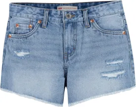 Levi's Girls' Girlfriend Fit Denim Shorty Shorts