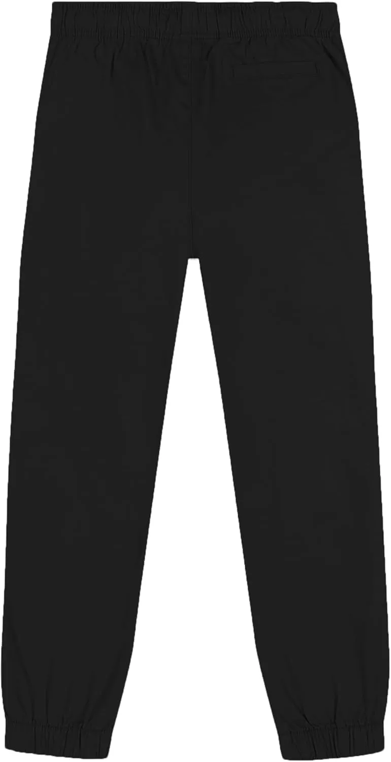 Nautica Boys' Pull-on Stretch Twill Jogger Pant, Drawstring Closure