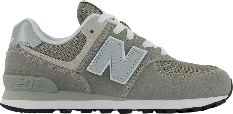 New Balance 574 Little Kid Wide 'Core Pack - Gray White' Sneakers, Gray