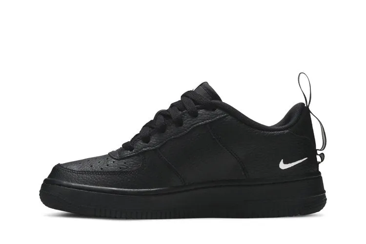 Nike Air Force 1 Lv8 Utility GS 'Overbranding' Black