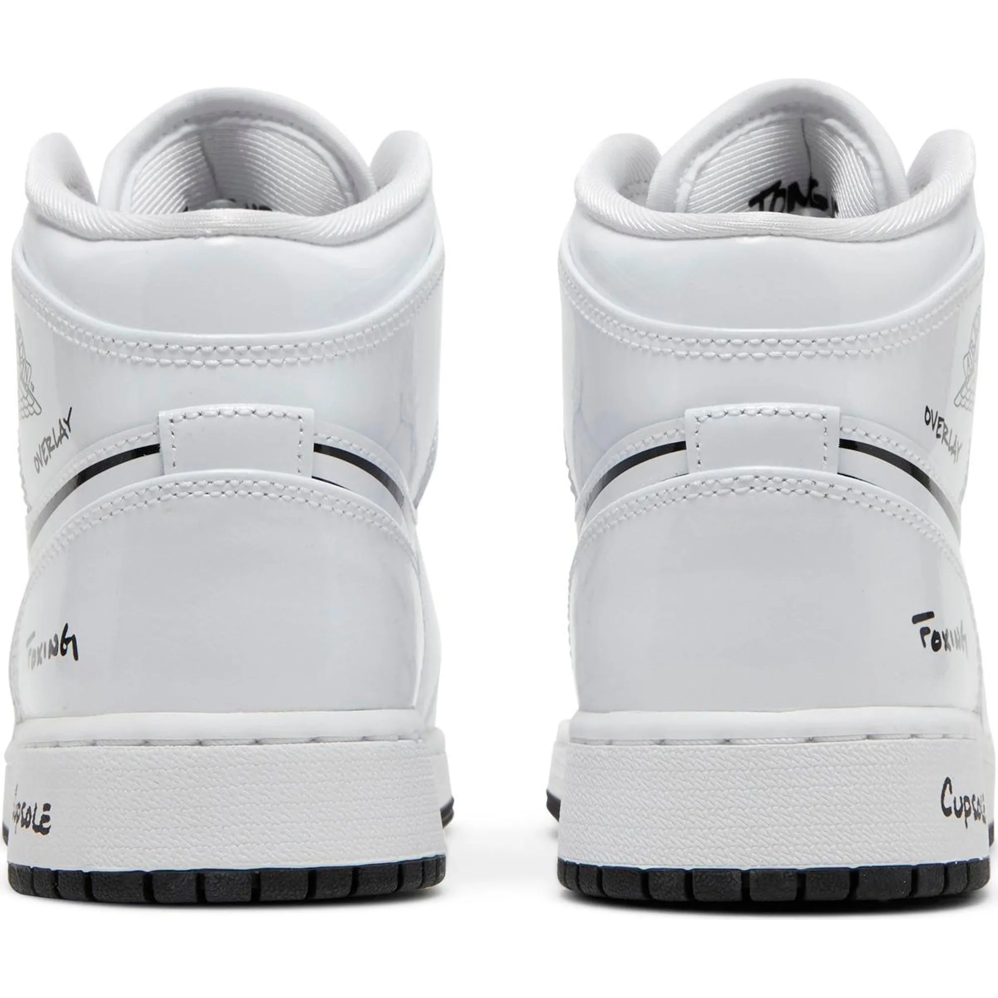 Nike Air Jordan 1 Mid GS sneakers, white