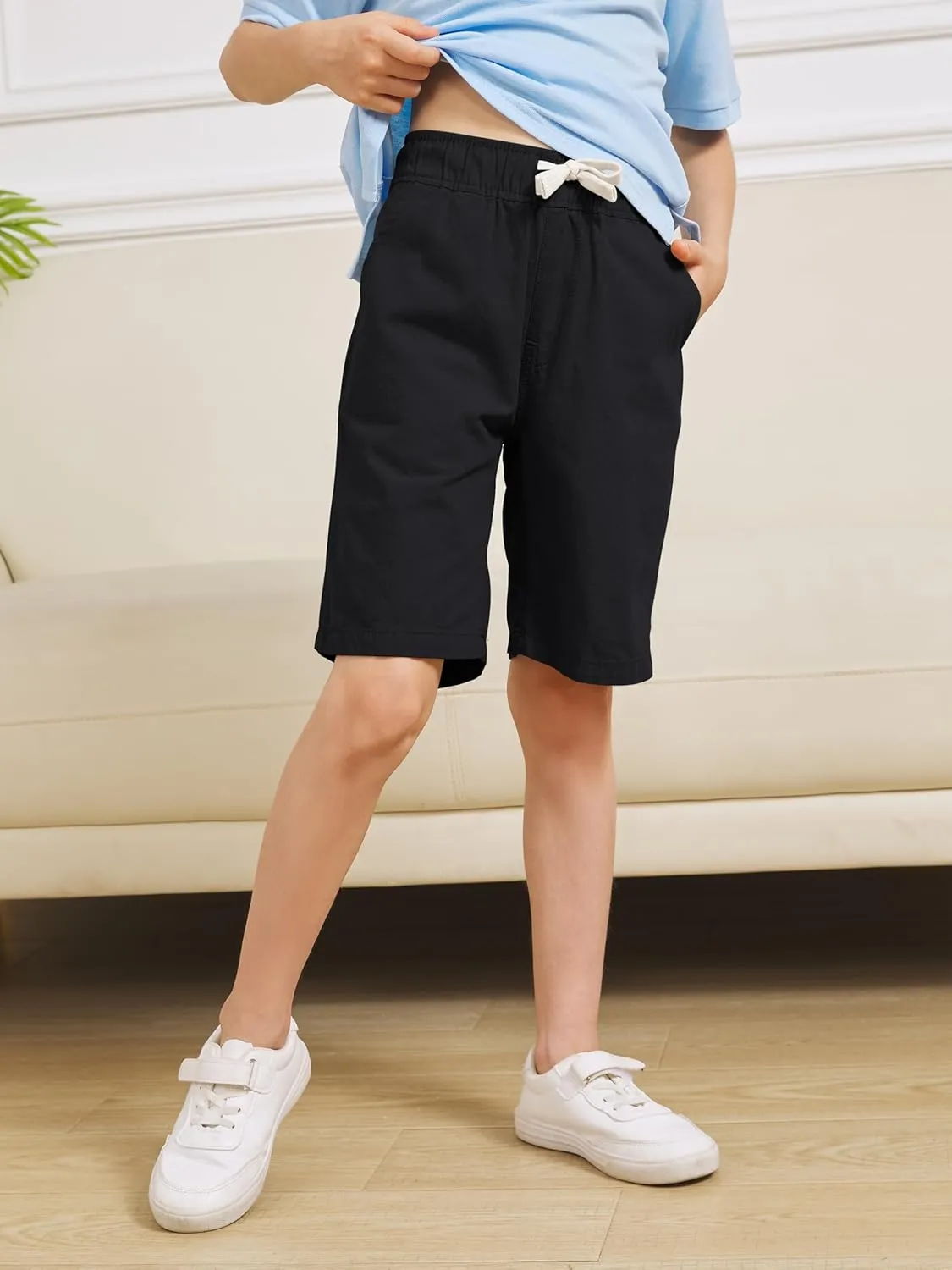 OHD 3 Pack Boys School Uniform Jogger Shorts