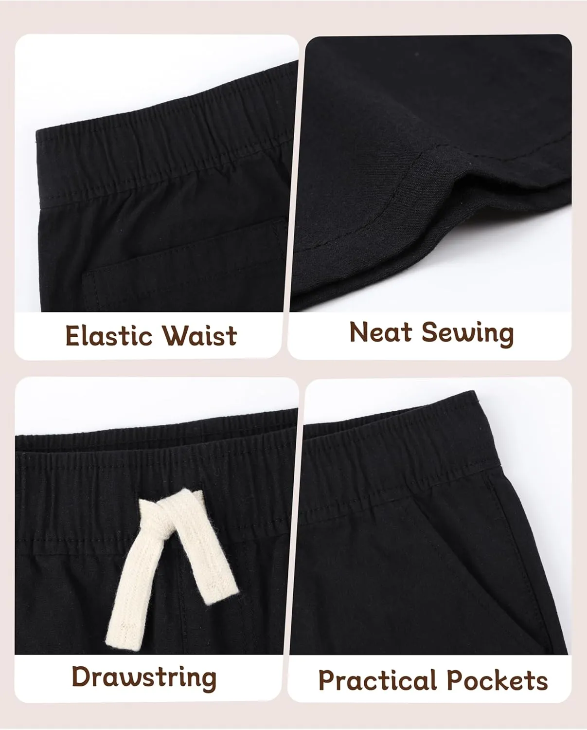 OHD 3 Pack Boys School Uniform Jogger Shorts