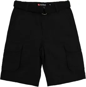 Southpole Boys' Belted Ripstop Basic Cargo Shorts