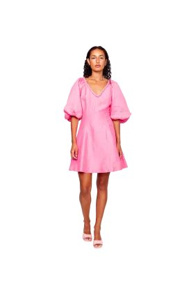 Whimsical V-Neck Mini Dress